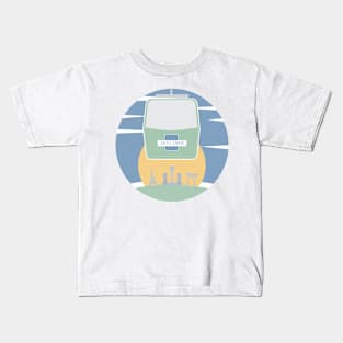 High in the Sky: Disney Skyliner Sunset Kids T-Shirt